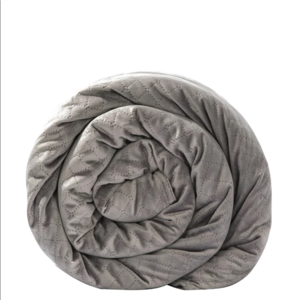 BLANQUIL QUILTED WEIGHTED BLANKET W/ REMOVABLE COVER